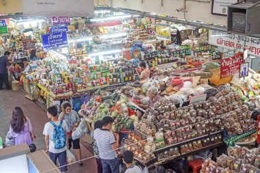 Chiang Mai, Tayland 28 Mart 2016 gıda pazarı