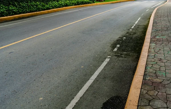 Bild Der Asphaltstraße Park — Stockfoto