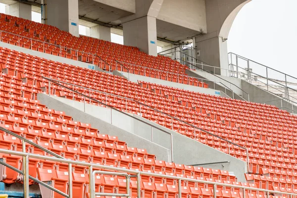 Red Stadium Seats Simple Background — Stock Photo, Image