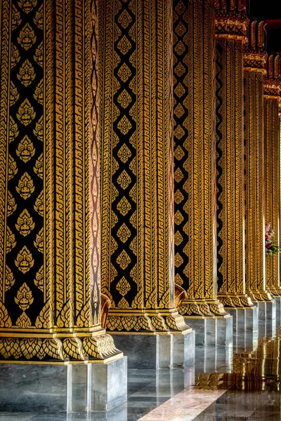 Thai Klassisk Stil Pol Templet — Stockfoto