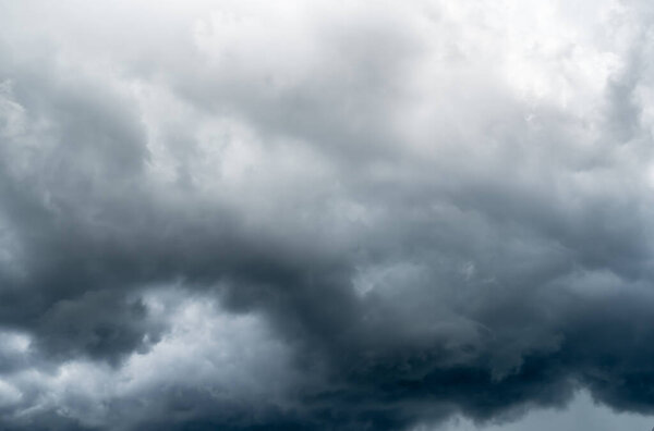 Dark cloud of thunder storm