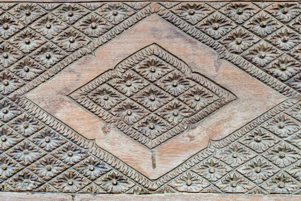 Thai Pattern Wood Craft — Stock Photo, Image