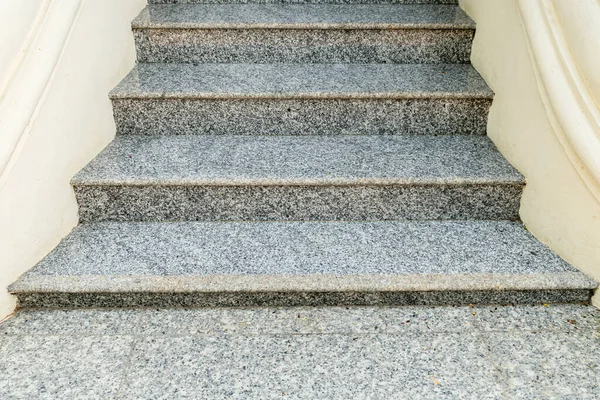 Escadaria Granito Cinza Fundo Simples — Fotografia de Stock