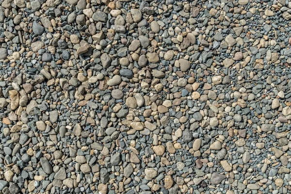 Small Brown Gray Gravel Texture Background — Stock Photo, Image