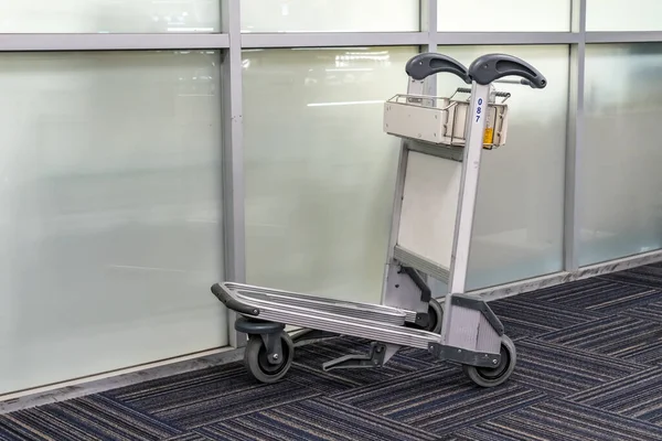 Wózki Bagażowe Lotnisku — Zdjęcie stockowe