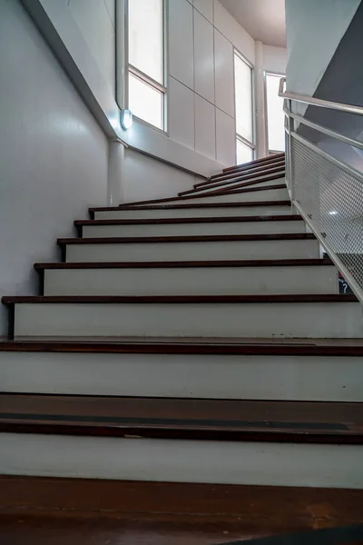 Parte Antigua Escalera Madera —  Fotos de Stock