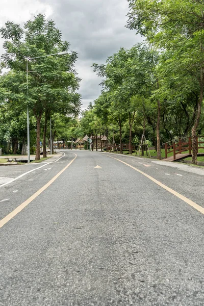 公園内の道路は — ストック写真