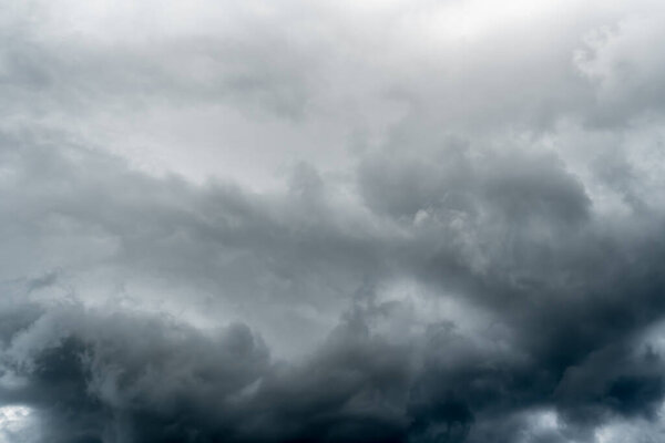 Dark cloud of thunder storm