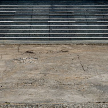 Gri granit merdiven perspektifi