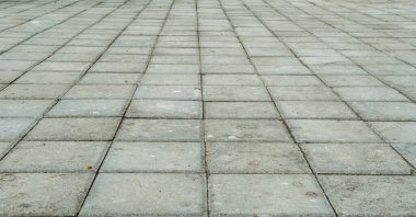 Beton blok zemin görünümü