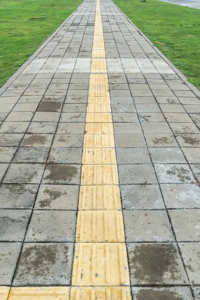 Tactile Paving Blind Handicap — Stock Photo, Image