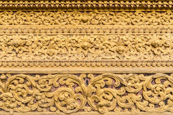 Stuc Thaïlandais Ancien Béton Dans Temple — Photo