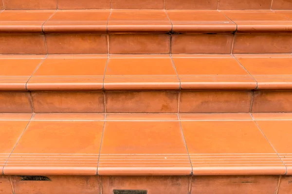 Brown Ceramic Tile Staircase — Stock Photo, Image