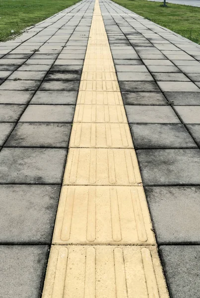 Tactile Paving Blind Handicap — Stock Photo, Image