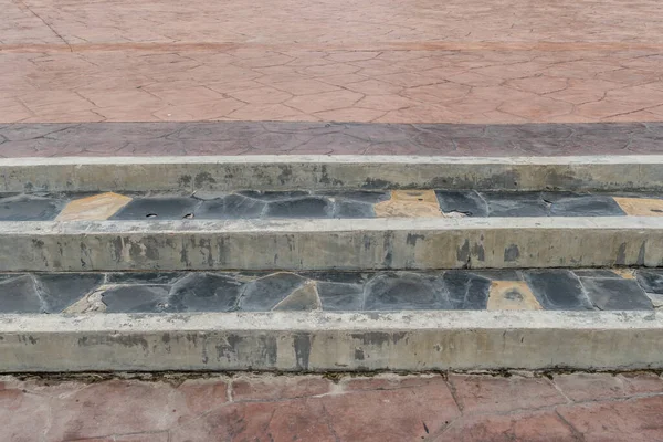 Escalera Hormigón Piedra Envejecida — Foto de Stock