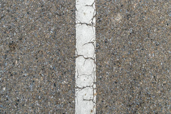 Асфальтовая Дорога Белой Текстурой Линии — стоковое фото