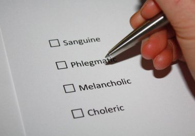 Anket. Sen nasıl bir insansın? Sanguine, balgamlı, melankolik veya koliler. 