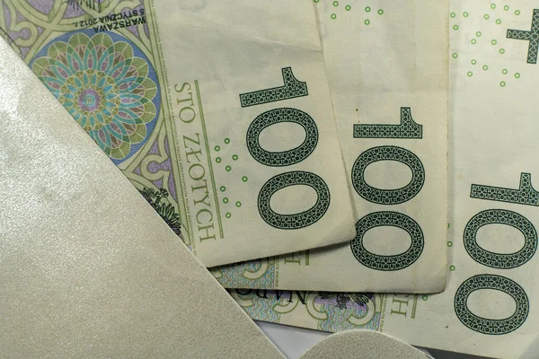 Polonya zloti banknotları. Polonya parası. PLN