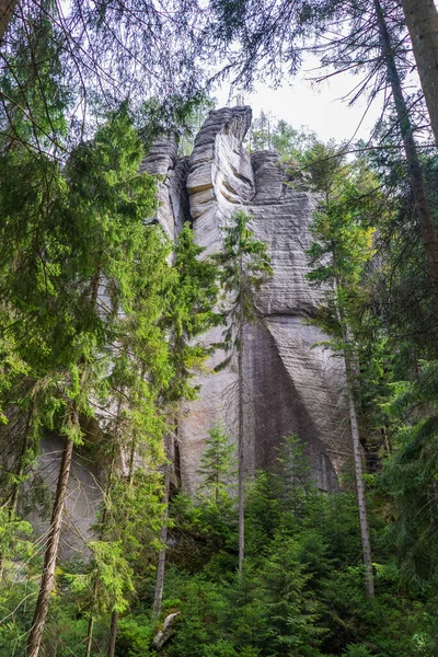 Parco Nazionale Adrspach Rocce Teplice Rock Town Repubblica Ceca — Foto Stock