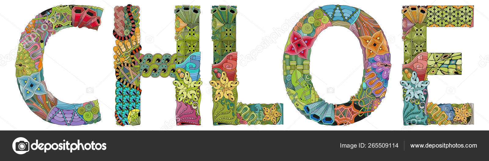 ᐈ Chloe Scritta Immagini Di Stock Vettore Chloe Scarica Su Depositphotos