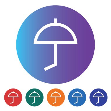 Şemsiye, koruma hattı simgesi