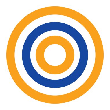 Hedef ince çizgi simgesini