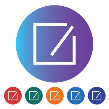 Pad Vektör satırı simgesi yazılıyor