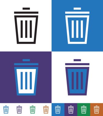 Çöp kutusu simgesi satırı