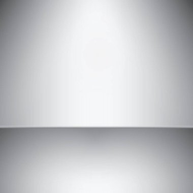 Vektör Boş Beyaz Studio Backdrop İç 