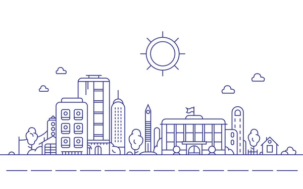 modern şehir manzara arka plan