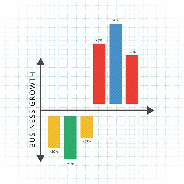 İş pastası grafik stok illüstrasyon — Stok Vektör