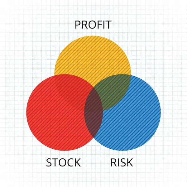 Kreisdiagramm Design Stock Illustration — Stockvektor