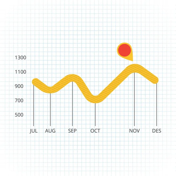 Pasta grafik tasarım stok illüstrasyon — Stok Vektör