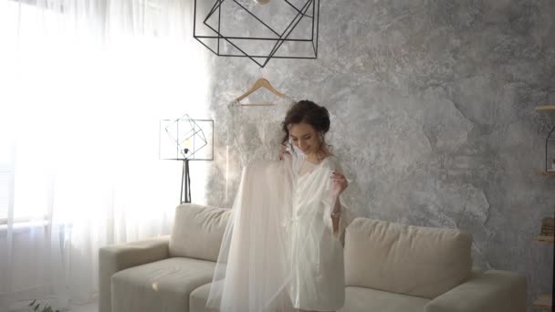 Bride Wedding Dress — Stock Video