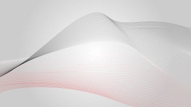 Sunum için yeşil mavi ve gri eğri arkaplan duvar kağıdı vektör resmi