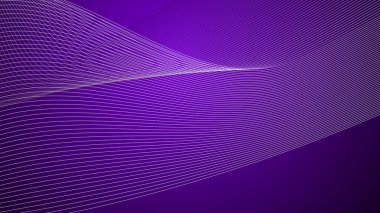 Arkaplan veya sunum için eğri çizgisi olan mor soyut arkaplan duvar kağıdı vektör resmi