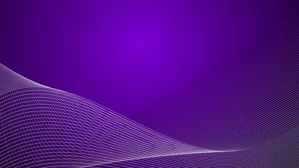 Arkaplan veya sunum için eğri çizgisi olan mor soyut arkaplan duvar kağıdı vektör resmi