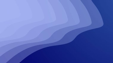 Mavi kağıt arkaplan veya sunum için arkaplan vektör tasarımı