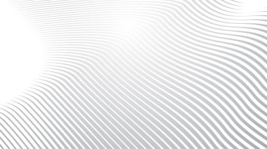 Gri Çizgili Çizgi Dalgası Soyut Arkaplan Modern Geometrik Desen Asgari Doku Vektörü Tasarımı