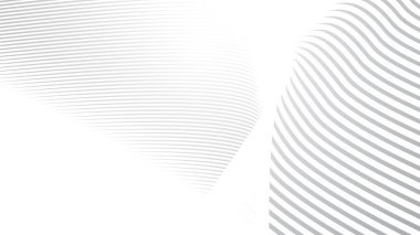 Gri Çizgili Çizgi Dalgası Soyut Arkaplan Modern Geometrik Desen Asgari Doku Vektörü Tasarımı