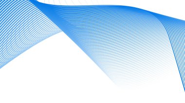 Modern dijital duvar kağıdı kalıp kapağı ve web düzeni için mavi çizgili soyut arkaplan tasarımı