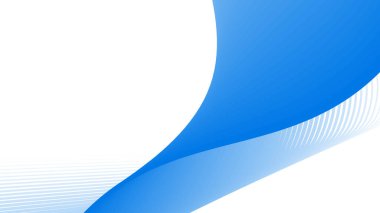 Modern dijital duvar kağıdı kalıp kapağı ve web düzeni için mavi çizgili soyut arkaplan tasarımı