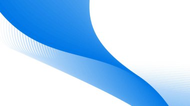 Modern dijital duvar kağıdı kalıp kapağı ve web düzeni için mavi çizgili soyut arkaplan tasarımı