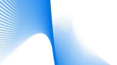 Modern dijital duvar kağıdı kalıp kapağı ve web düzeni için mavi çizgili soyut arkaplan tasarımı