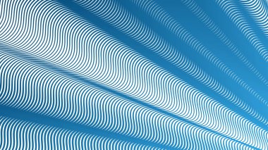 Mavi çizgili dalgalı çizgi soyut arkaplan dijital projeler için modern minimalist vektör tasarımı