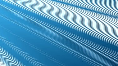 Mavi çizgili dalgalı çizgi soyut arkaplan dijital projeler için modern minimalist vektör tasarımı