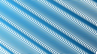 Mavi çizgili dalgalı çizgi soyut arkaplan dijital projeler için modern minimalist vektör tasarımı