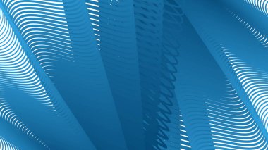 Mavi çizgili dalgalı çizgi soyut arkaplan dijital projeler için modern minimalist vektör tasarımı