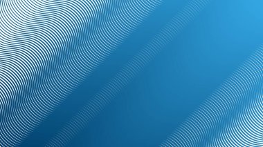 Mavi çizgili dalgalı çizgi soyut arkaplan dijital projeler için modern minimalist vektör tasarımı