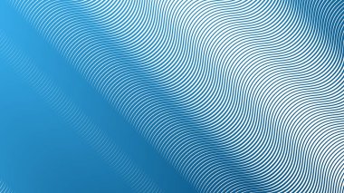 Mavi çizgili dalgalı çizgi soyut arkaplan dijital projeler için modern minimalist vektör tasarımı